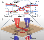 A 14×14 um2 footprint polarization-encoded quantum controlled-NOT gate based on hybrid waveguide